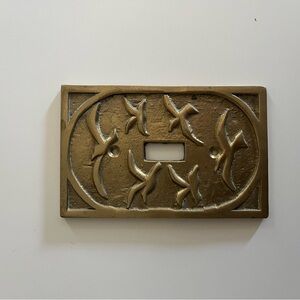 Decorative Brass Light Switch Cover